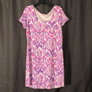Lilly Pulitzer short sleeve dress, size large